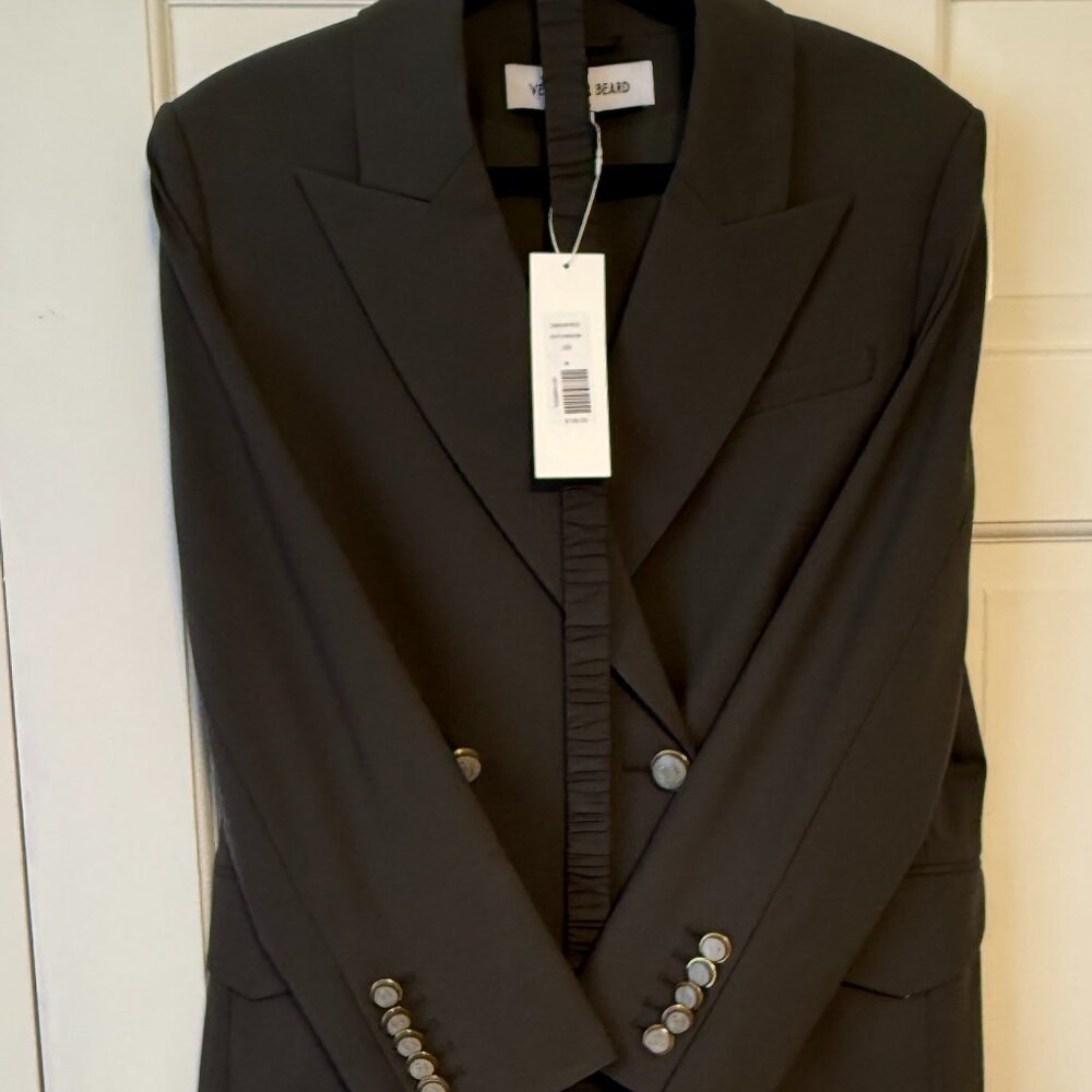 Veronica Beard - Boyfriend Dickey Jacket in Loden - Picture 2 of 3